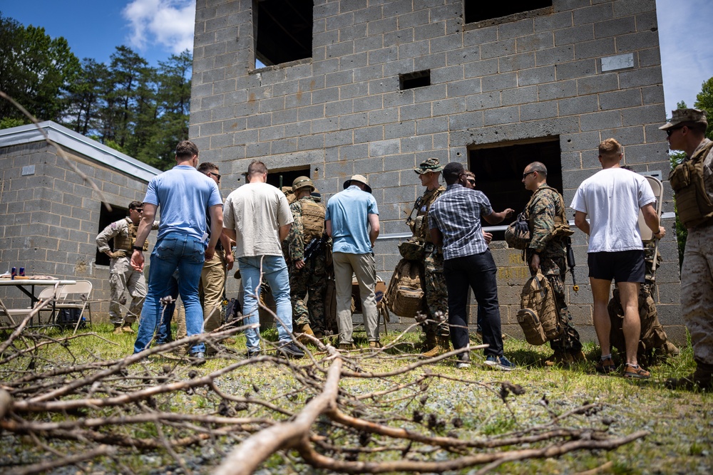 U.S. Marines with Marine Corps Advisor Company and 4th Air Naval Gunfire Liaison Team conduct Naval Engagement Exercise 23