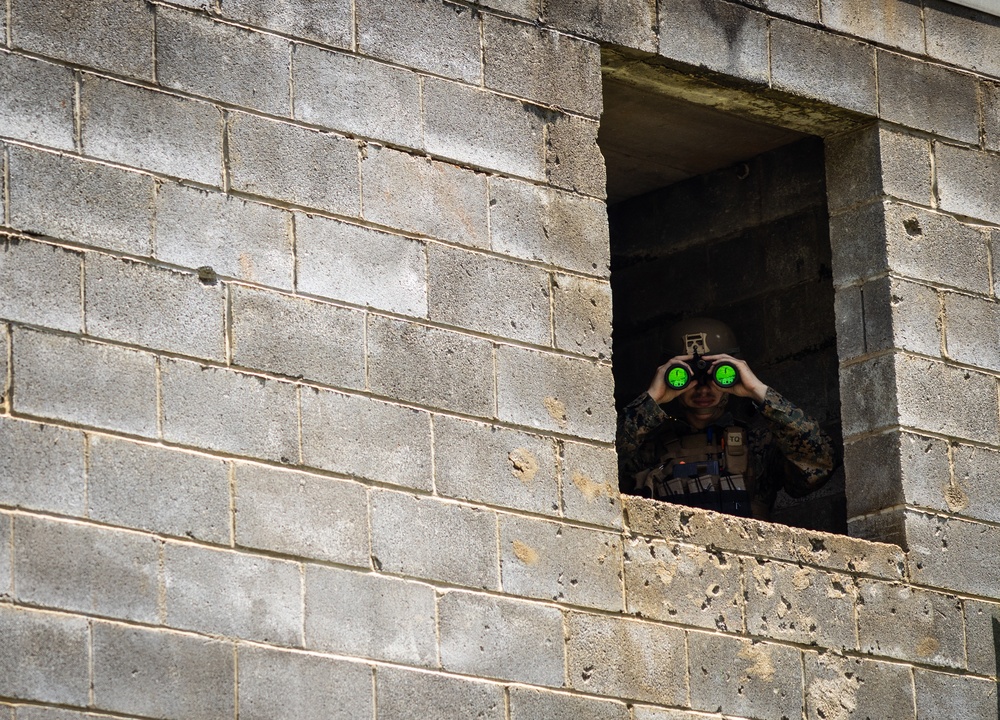 U.S. Marines with Marine Corps Advisor Company and 4th Air Naval Gunfire Liaison Team conduct Naval Engagement Exercise 23