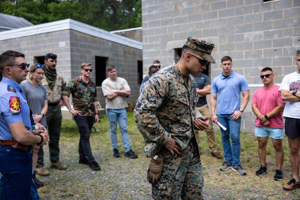 U.S. Marines with Marine Corps Advisor Company and 4th Air Naval Gunfire Liaison Team conduct Naval Engagement Exercise 23