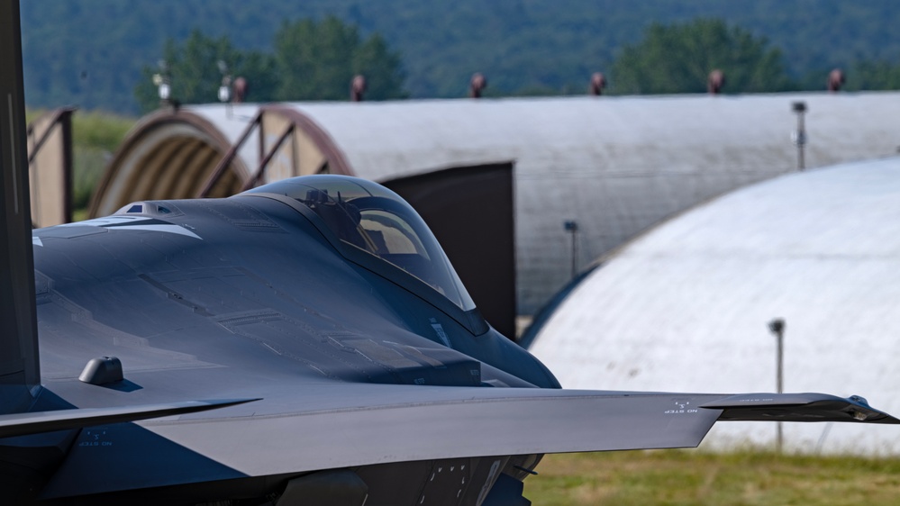 158 FW F-35A aircraft in Germany for Air Defender 23