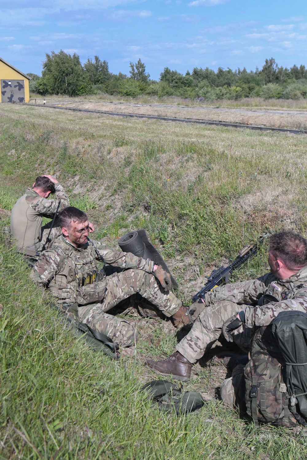 Italian, U.K., and U.S. Marines conduct TRAP during BALTOPS 23