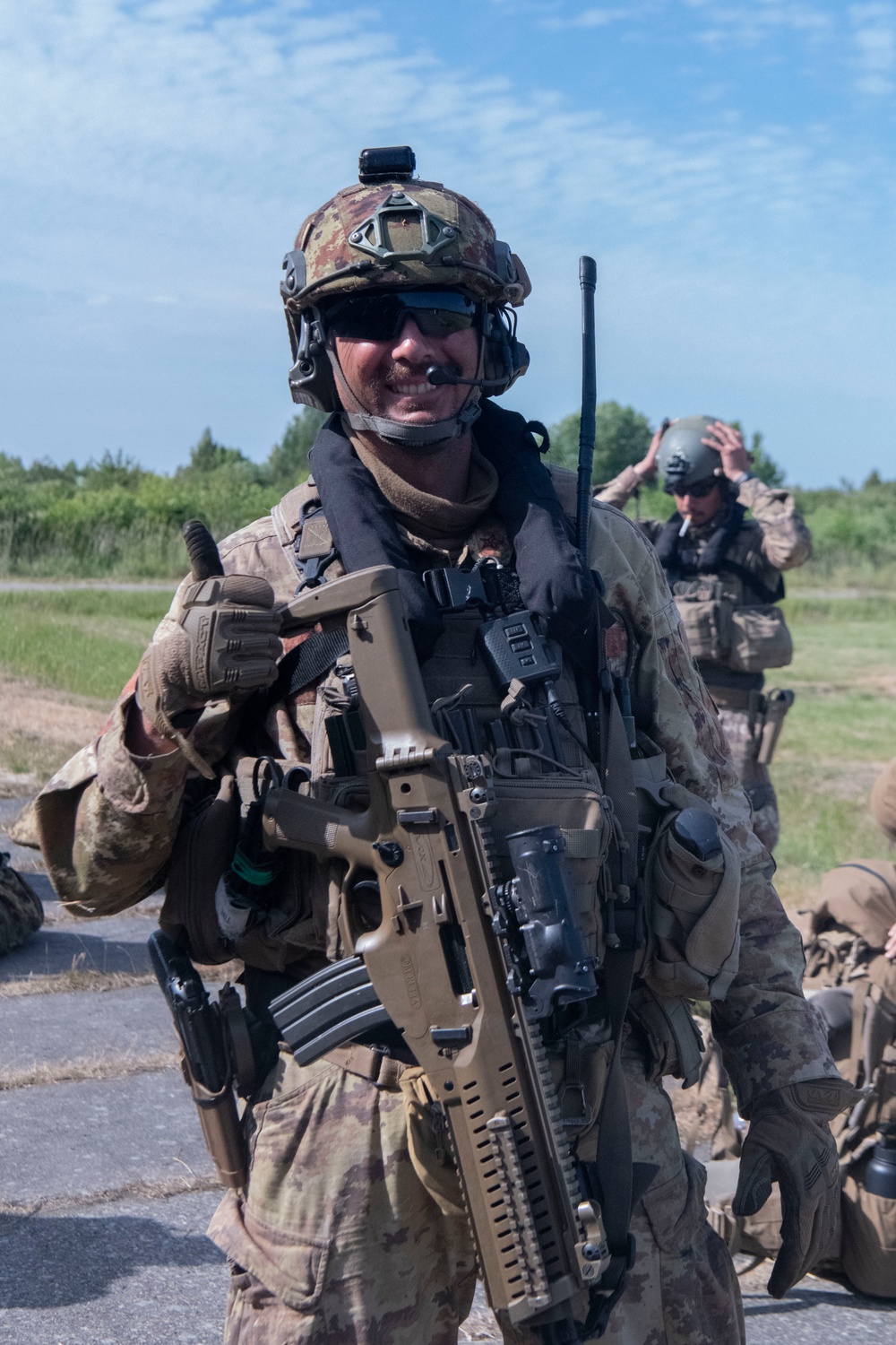 Italian, U.K., and U.S. Marines conduct TRAP during BALTOPS 23