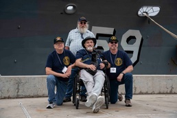 USS Princeton Veterans Visit the Ship as Part of "The Last Quarters"