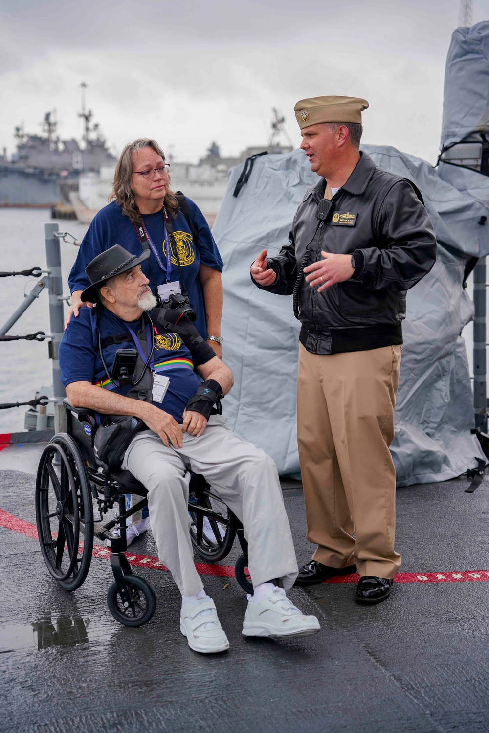 DVIDS - Images - USS Princeton Veterans Visit the Ship as Part of 