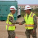 Pittsburgh District Commander Presents Coins to Temporary Power PRT members