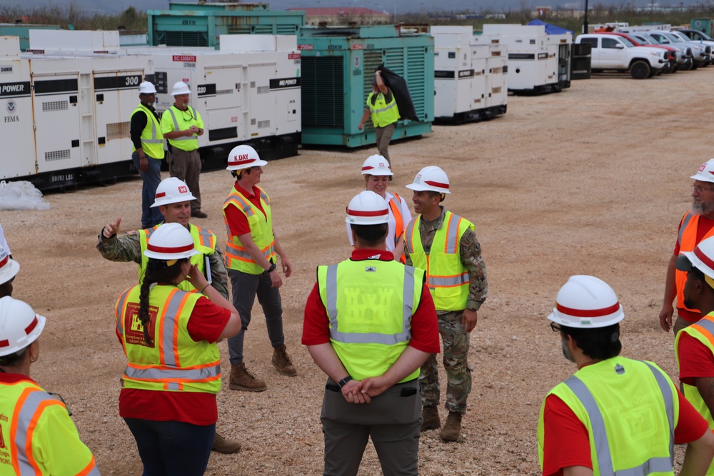 Pittsburgh District Commander Presents Coins to Temporary Power PRT members