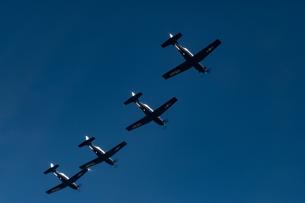 Vance Pilots Practice Formation Flying