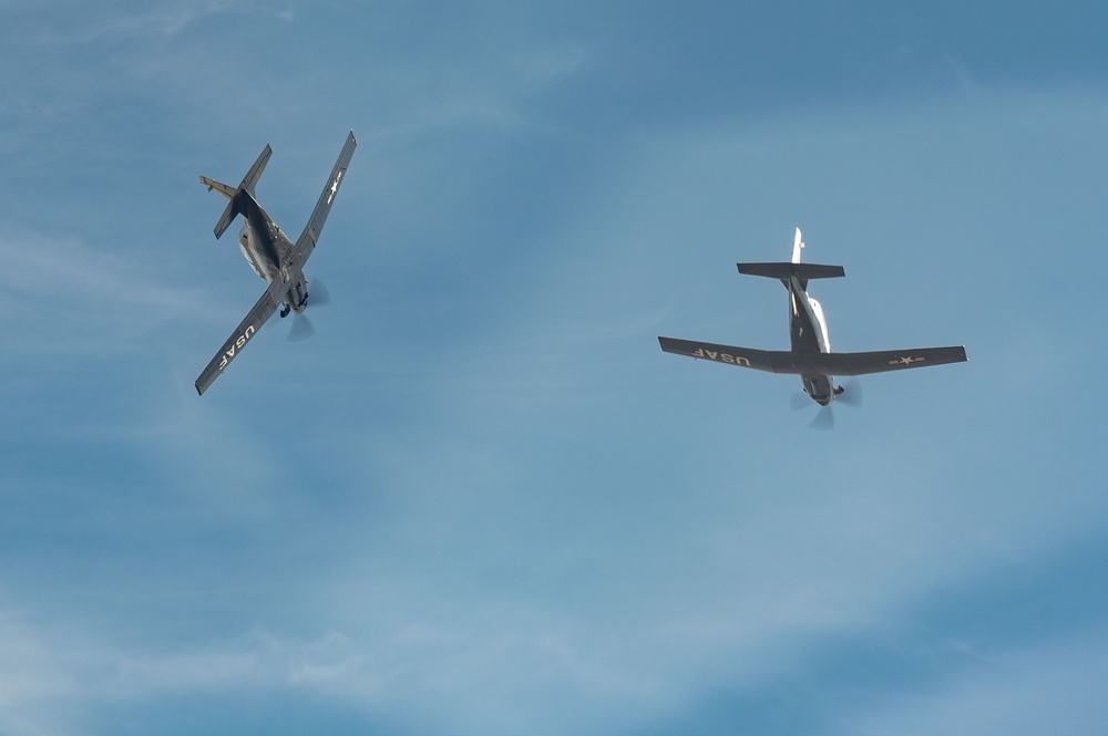 Vance Pilots Practice Formation Flying