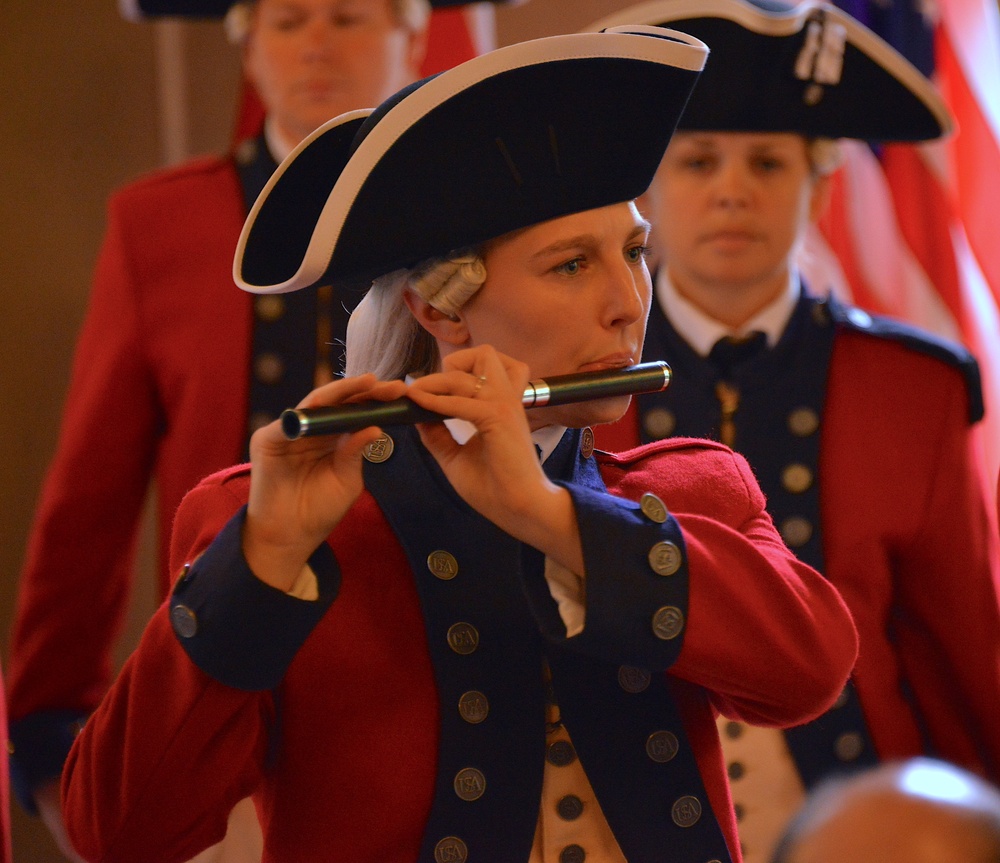 U.S. Army Old Guard Fife &amp; Drum Corps Performs At NYC U.S. Army 248th Birthday Celebration