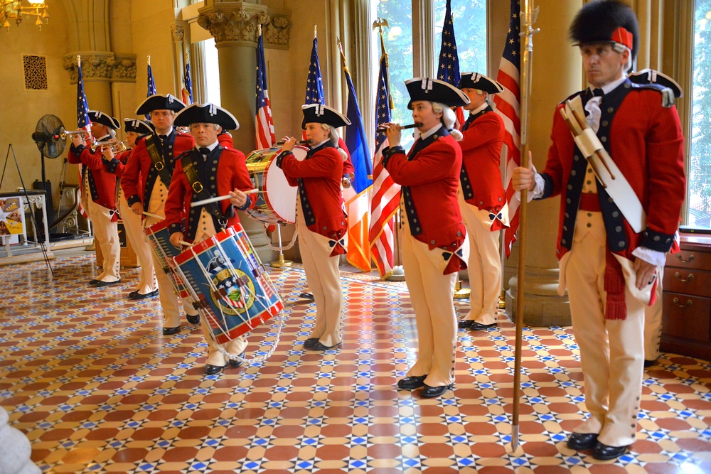 U.S. Army Old Guard Fife &amp; Drum Corps Performs At NYC U.S. Army 248th Birthday Celebration