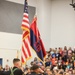 10th Mountain Division Color Guard Presenting the Colors to Local Students