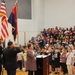 10th Mountain Division Color Guard Presenting the Colors to Local Students