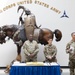 U.S. Army birthday cake cutting celebration