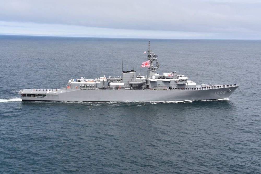 Coast Guard greets Japanese Self Defense Force in Bearing Sea and Unalaska