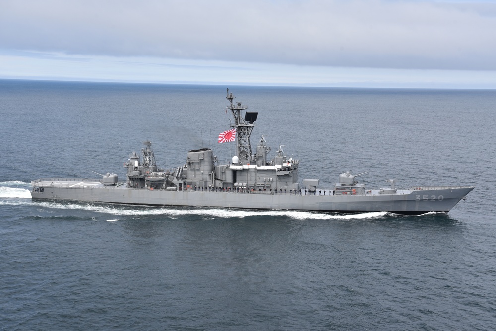 Coast Guard greets Japanese Self Defense Force in Bearing Sea and Unalaska