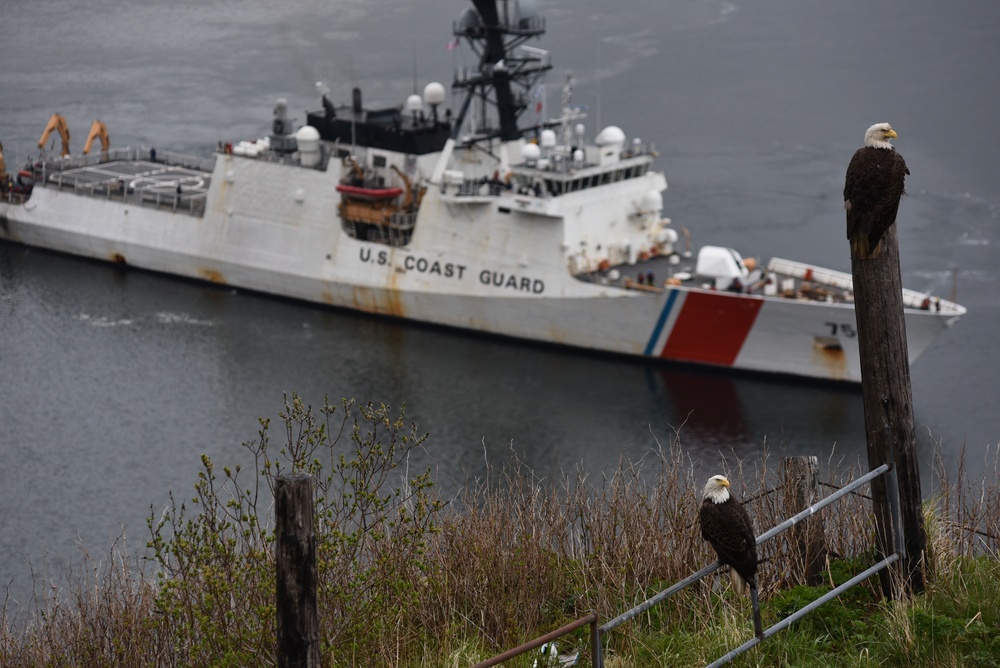 Coast Guard greets Japanese Self Defense Force in Bearing Sea and Unalaska