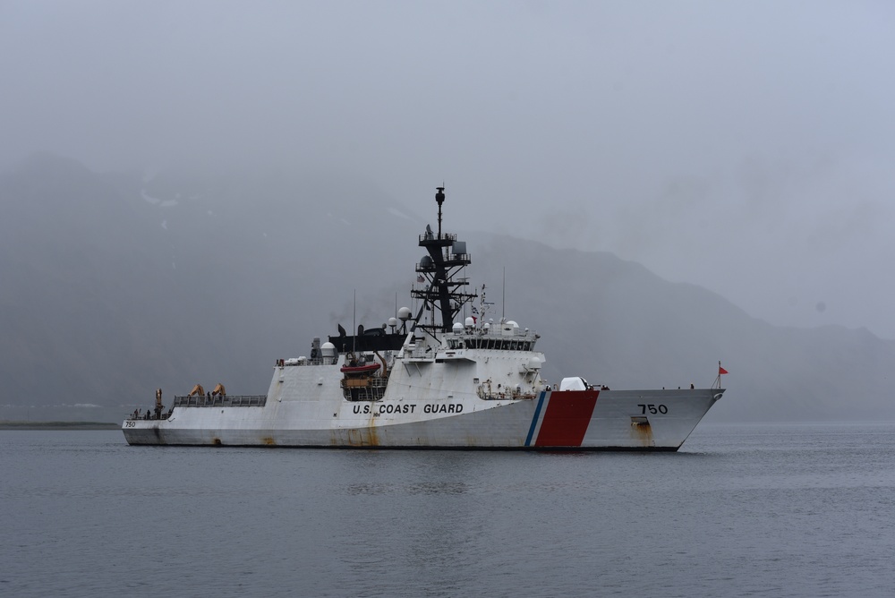 Coast Guard greets Japanese Self Defense Force in Bearing Sea and Unalaska