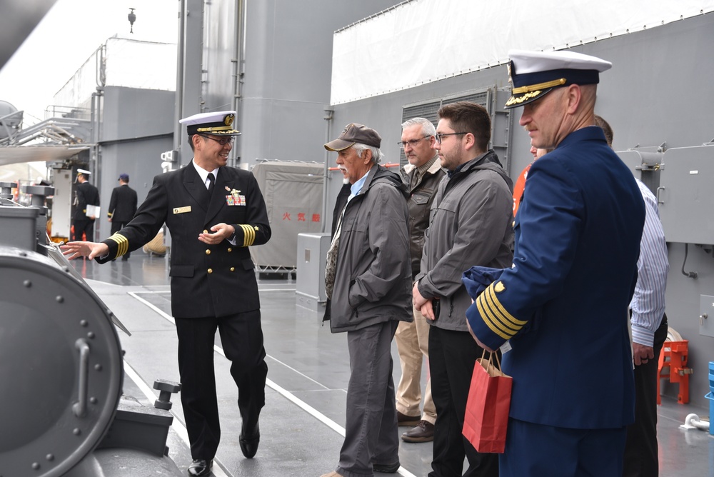 Coast Guard greets Japanese Self Defense Force in Bearing Sea and Unalaska