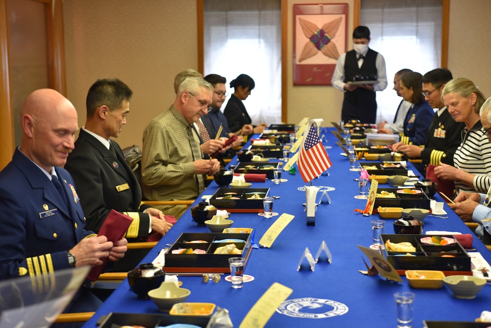 Coast Guard greets Japanese Self Defense Force in Bearing Sea and Unalaska