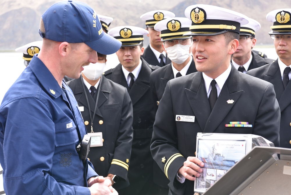 Coast Guard greets Japanese Self Defense Force in Bearing Sea and Unalaska