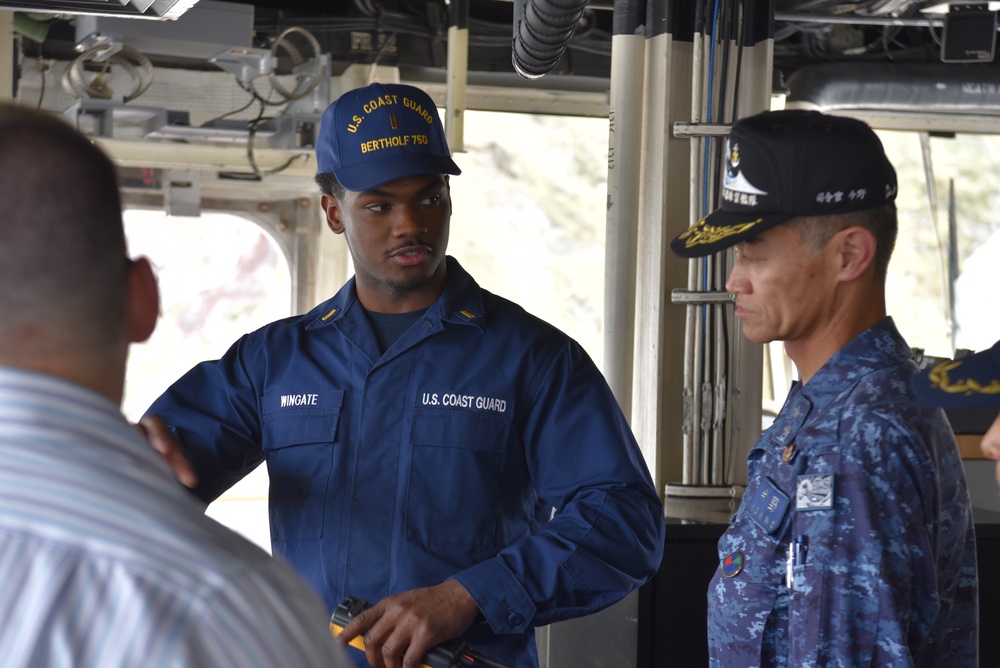 Coast Guard greets Japanese Self Defense Force in Bearing Sea and Unalaska