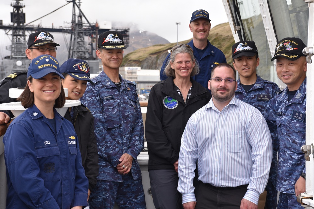 Coast Guard greets Japanese Self Defense Force in Bearing Sea and Unalaska