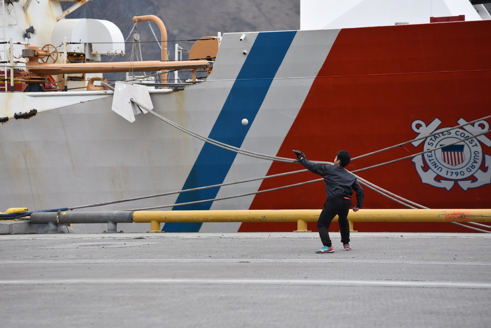 Coast Guard greets Japanese Self Defense Force in Bearing Sea and Unalaska