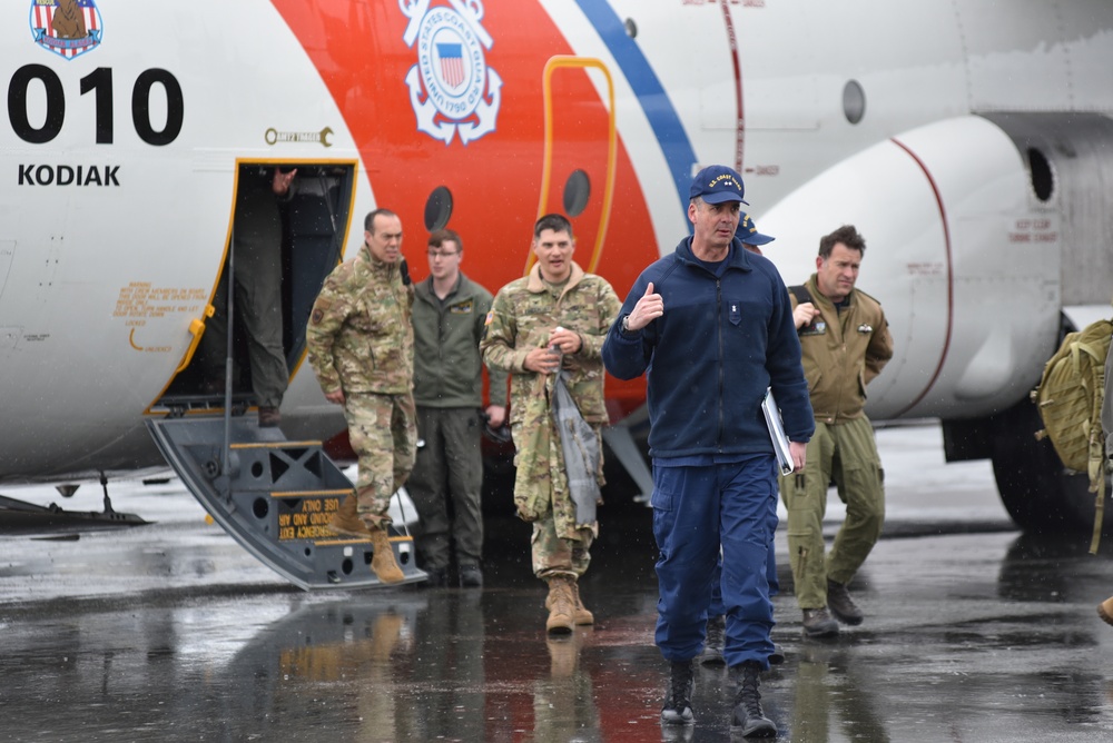 Coast Guard greets Japanese Self Defense Force in Bearing Sea and Unalaska