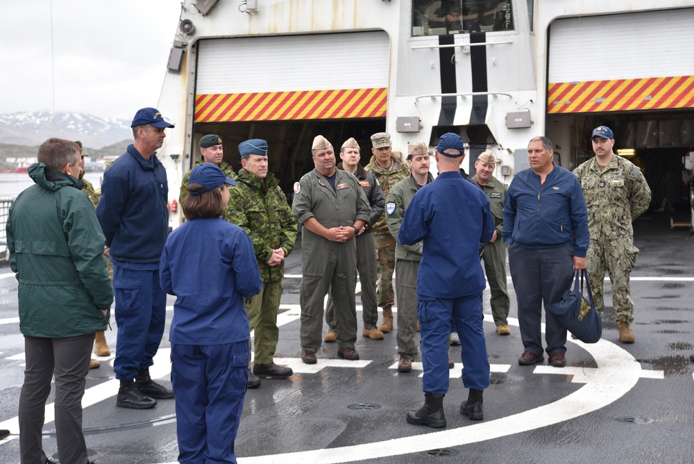 Coast Guard greets Japanese Self Defense Force in Bearing Sea and Unalaska