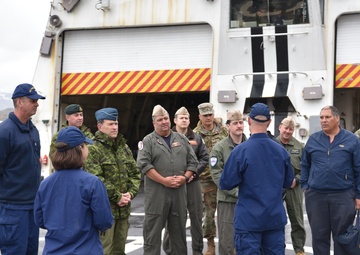 Coast Guard greets Japanese Self Defense Force in Bearing Sea and Unalaska