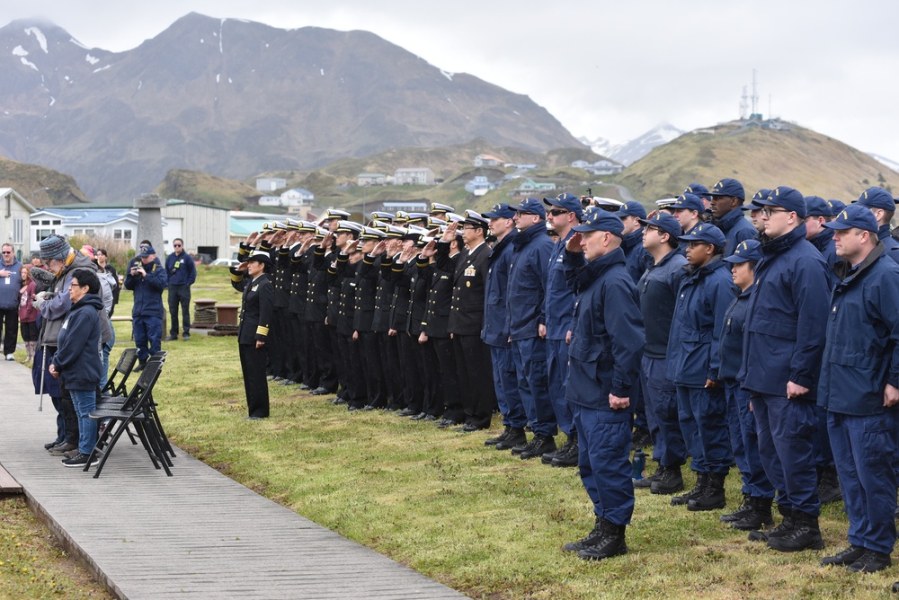 Coast Guard greets Japanese Self Defense Force in Bearing Sea and Unalaska