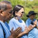 A Buddhist Memorial Service is Conducted at Bellows Japanese Cemetery