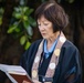 A Buddhist Memorial Service is Conducted at Bellows Japanese Cemetery