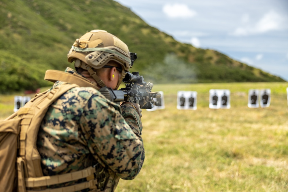 3d MLR Marines Conduct Scout Screener