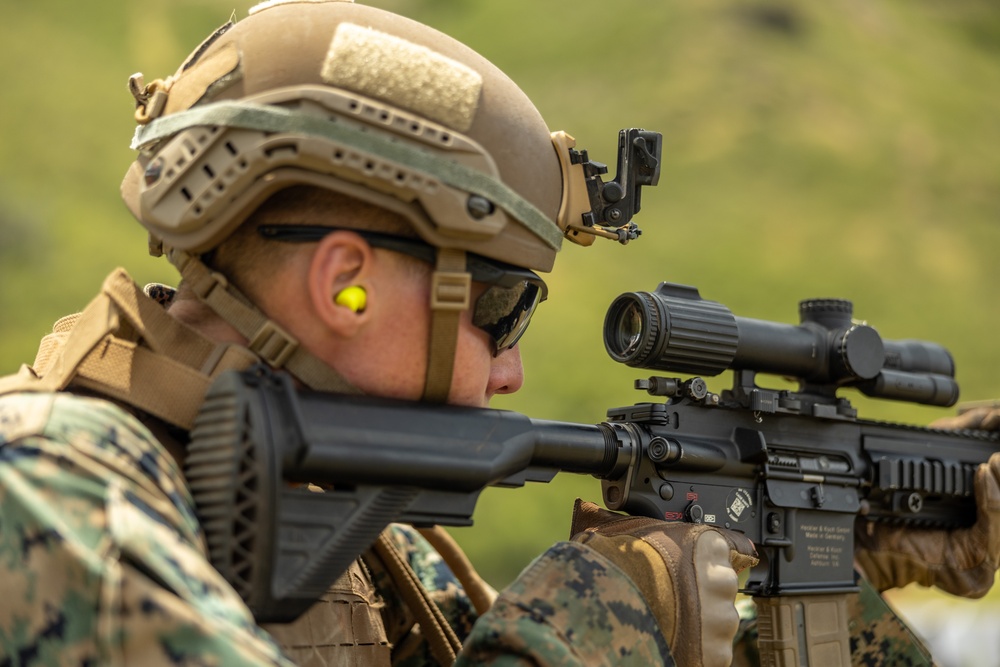 3d MLR Marines Conduct Scout Screener