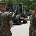 Col. Burnett Visits MWSS-272 Motor Pool