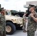 Col. Burnett Visits MWSS-272 Motor Pool