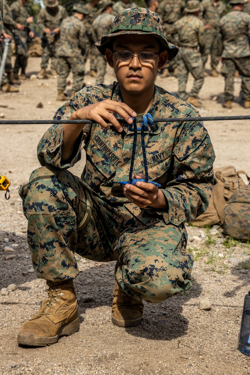 DVIDS - Images - MTX 4-23: Marines with 2/23 practice rappelling at ...