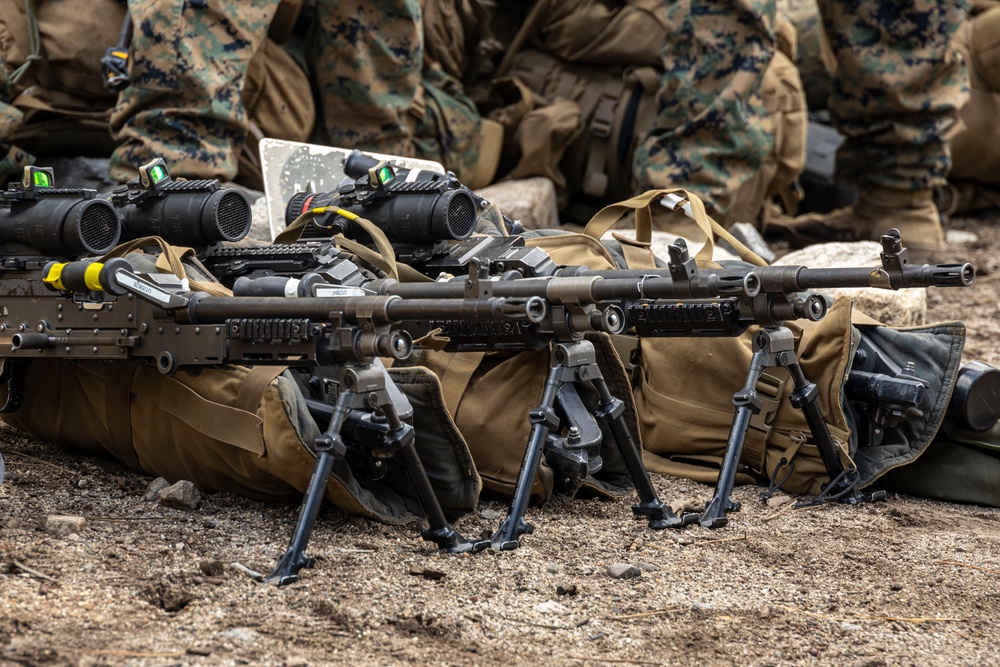 MTX 4-23: Marines with 2nd Battalion, 23d Marine Regiment practice rope rappelling drills at Mountain Warfare Training Center