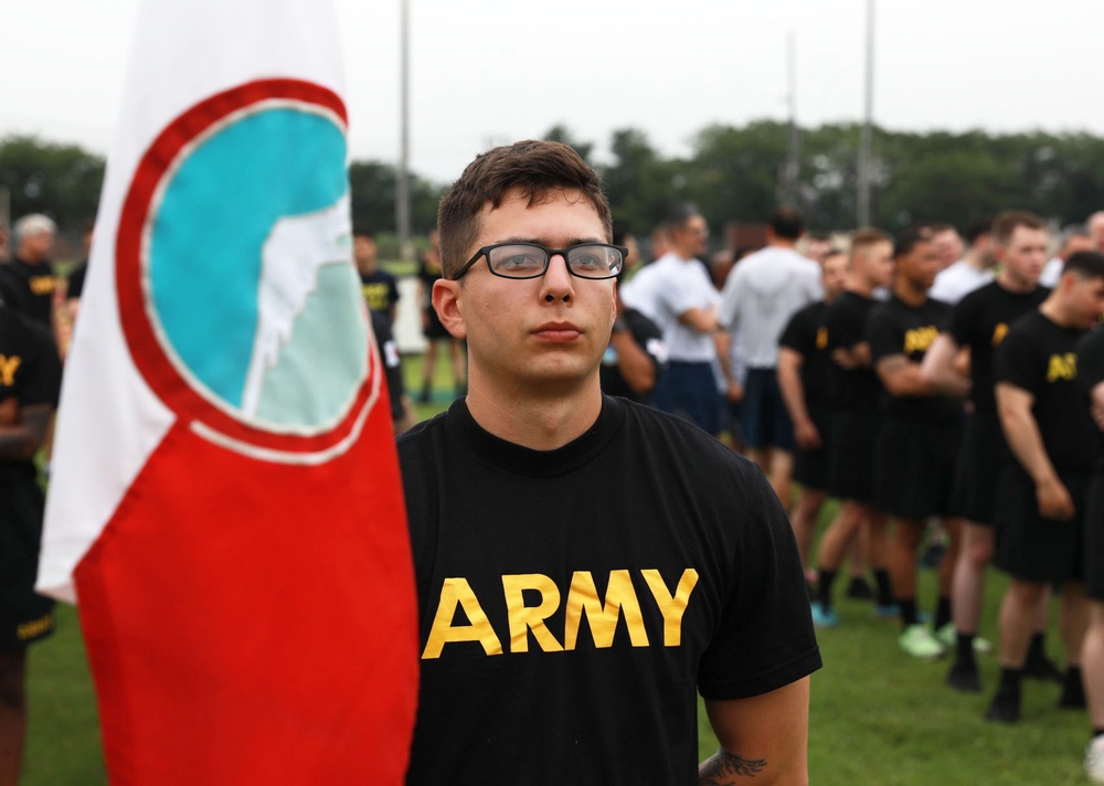 U.S. Ambassador to Japan Rahm Emanuel joins Army Birthday run on Camp Zama