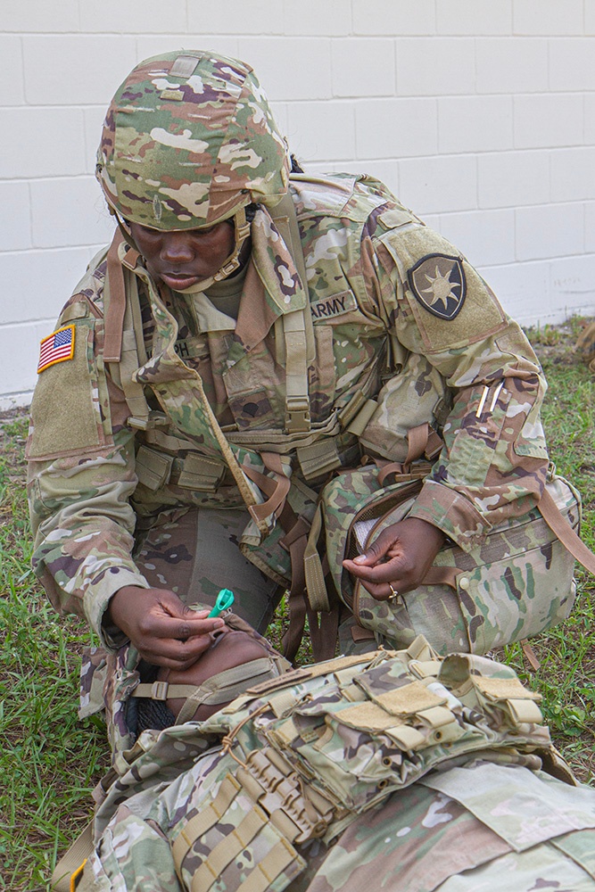 50th RSG Soldiers become combat life savers during AT