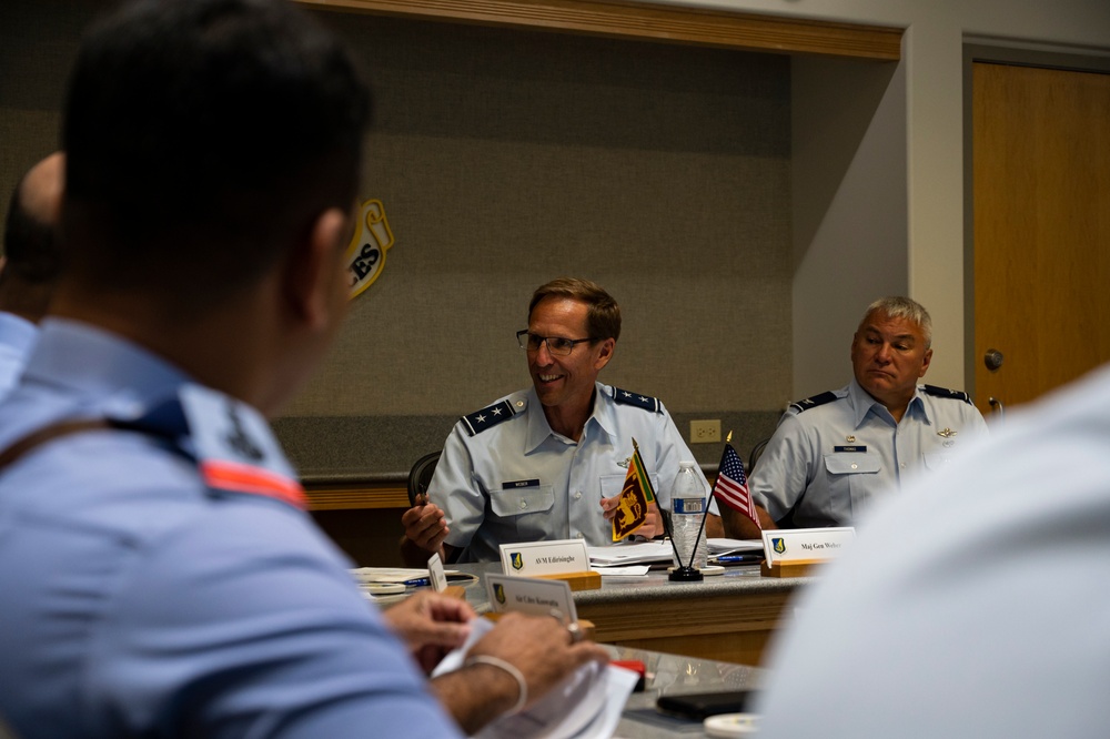 PACAF Welcomes the Sri Lanka Air Force for Airman-to-Airman Talks