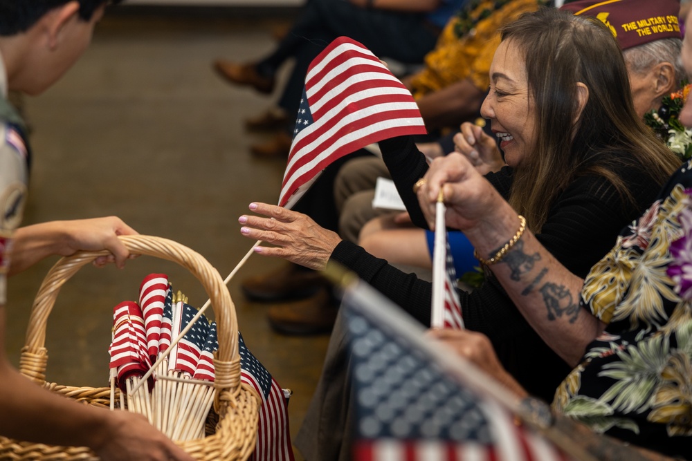 Oahu Veterans Center's National Flag Day Massing of the Colors Ceremony