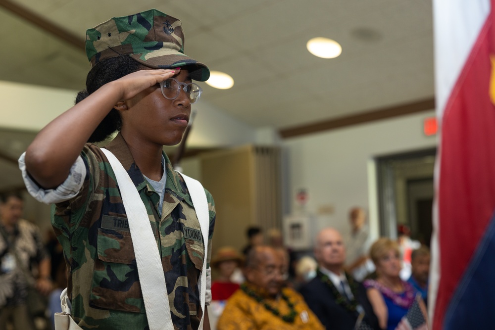 Oahu Veterans Center's National Flag Day Massing of the Colors Ceremony