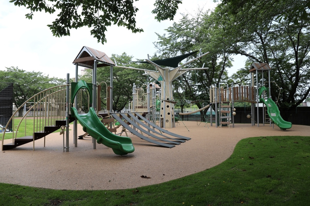 Renovated playgrounds on Camp Zama reopen just in time for summer vacation