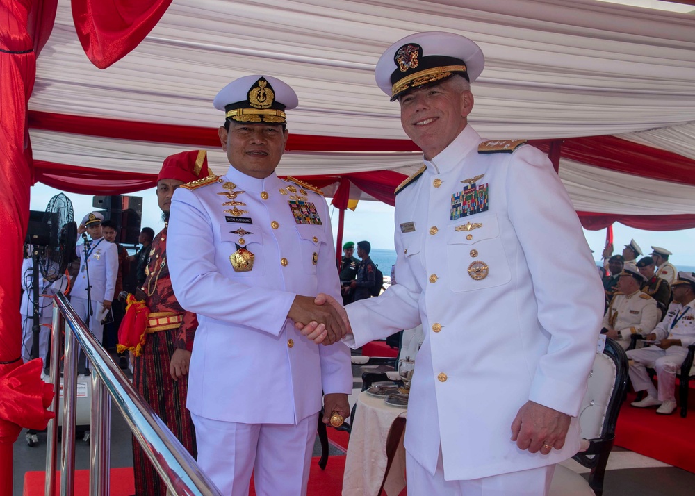 Multilateral Naval Exercise Komodo 2023 Opening Ceremony and Fleet Review