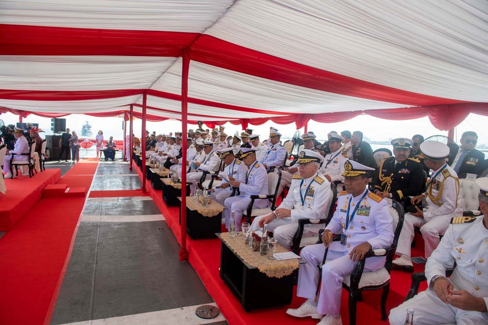 Multilateral Naval Exercise Komodo 2023 Opening Ceremony and Fleet Review
