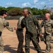 Gen. Langley Visits Camp Kismayo