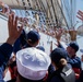 USCGC Eagle rendezvous with training ship Danmark