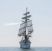 USCGC Eagle underway in the Baltic Sea